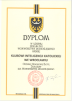 Odznaka Honorowa Złota (dyplom)